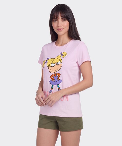 Playera de Licencia Nickelodeon de  Dama