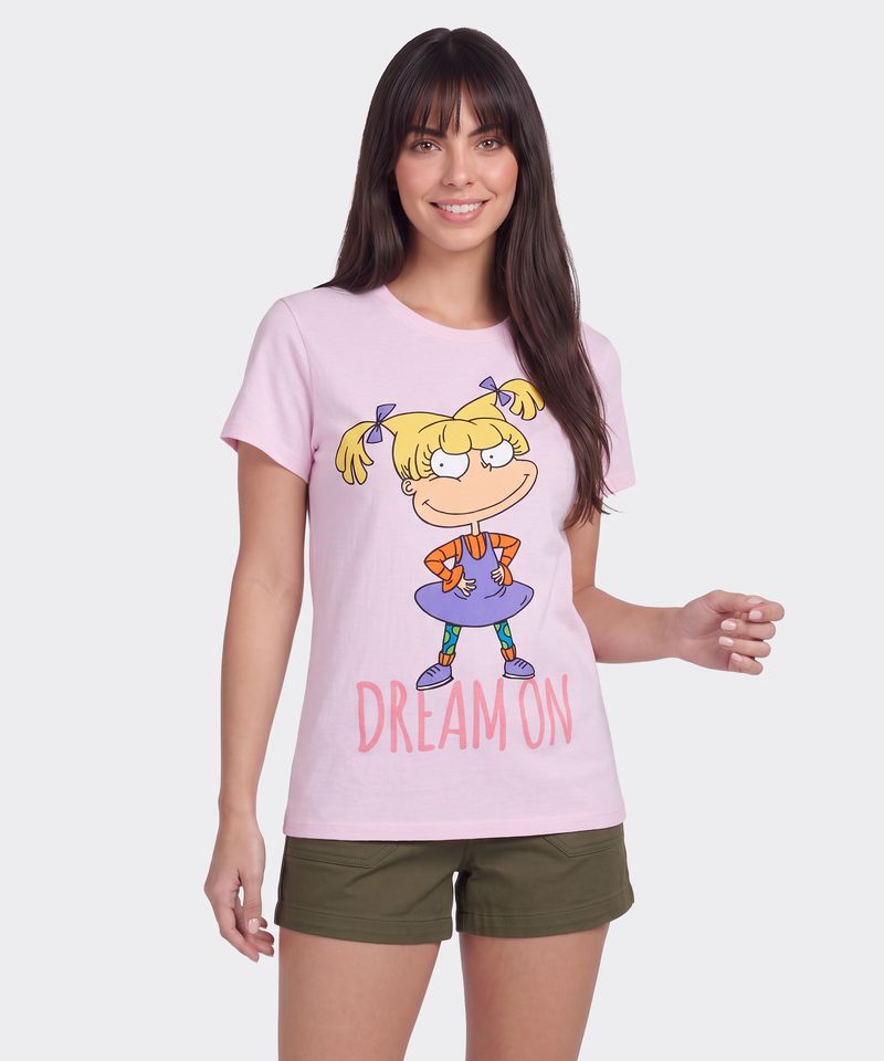 Playera de Licencia Nickelodeon de  Dama