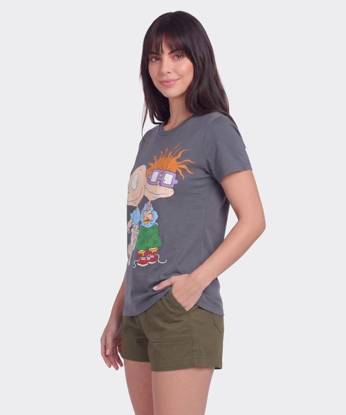 Playera de Licencia Nickelodeon de  Dama