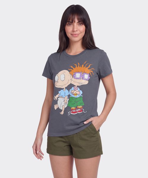 Playera de Licencia Nickelodeon de  Dama