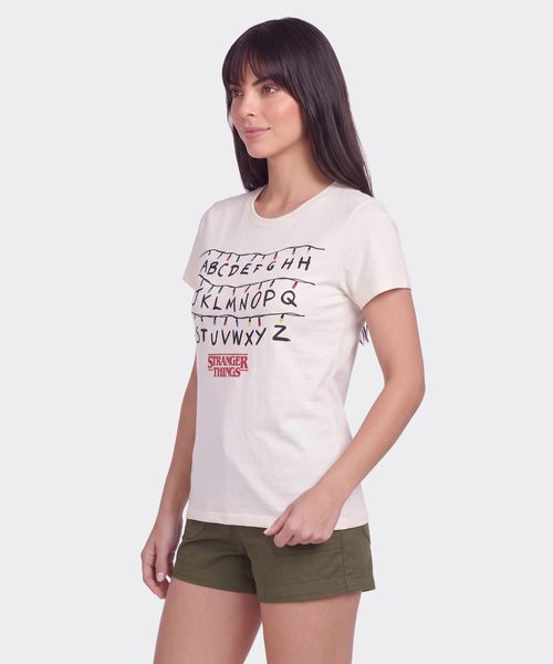 Playera de Licencia Stranger Things de  Dama