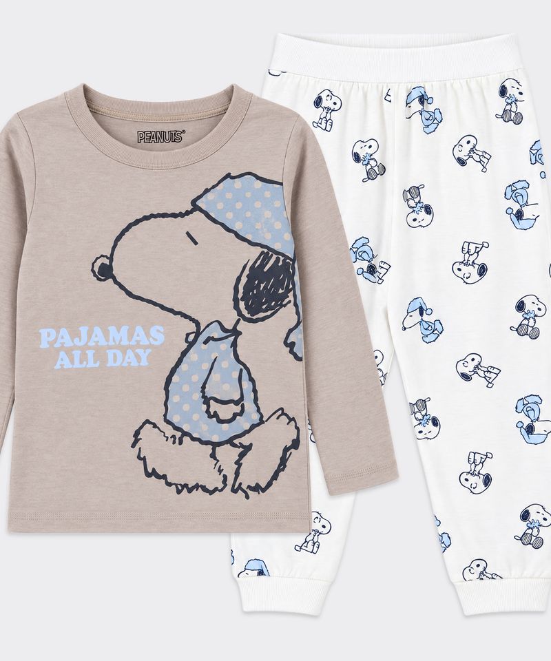 Set Pijama Pantalón y Playera Snoopy de  Bebo Años