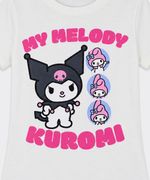 Playera de Licencia Mymelody&Kuromi de  Niña Infantil