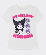 Playera de Licencia Mymelody&Kuromi de  Niña Infantil