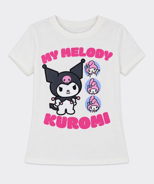 Playera de Licencia Mymelody&Kuromi de  Niña Infantil