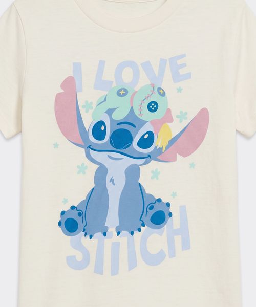 Playera de Licencia Stitch de  Niña Infantil