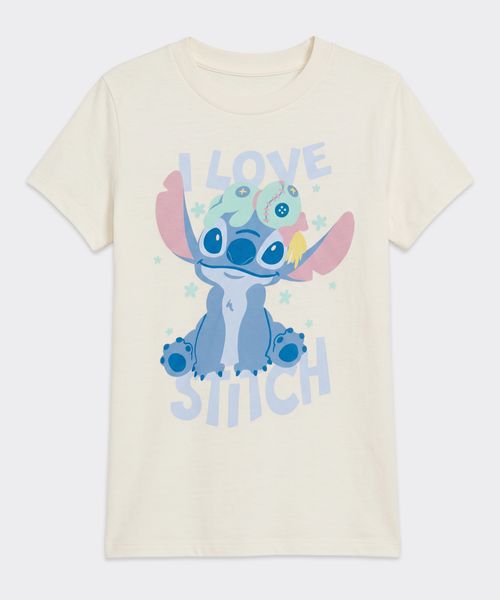 Playera de Licencia Stitch de  Niña Infantil
