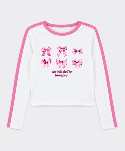Playera Manga Larga  de  Niña Infantil