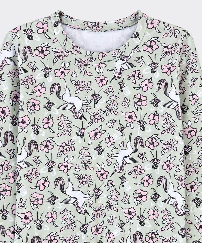 Playera Manga Larga  de  Niña Infantil