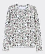 Playera Manga Larga  de  Niña Infantil