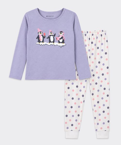 Set Pijama Polar  de  Niña Juvenil