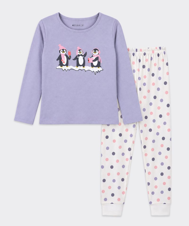 Set Pijama Polar de Niña Juvenil