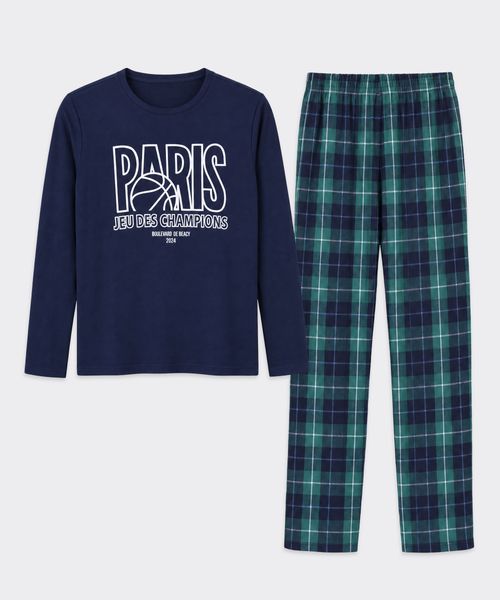 Set Pijama Polar  de  Niño Juvenil