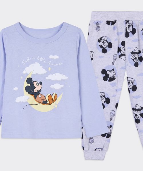 Set Pijama Pantalón y Playera Mickey Mouse de  Bebo Años