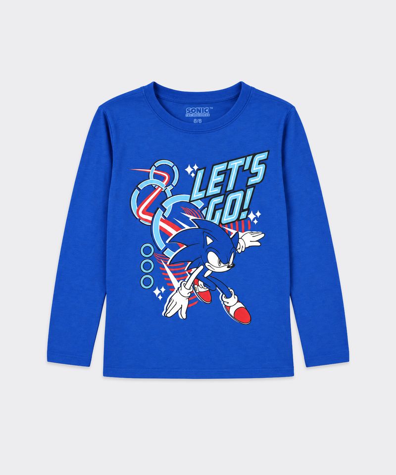 Set Pijama Pantalón y Playera Sonic de Niño Infantil