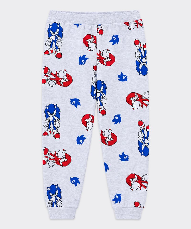 Set Pijama Pantalón y Playera Sonic de Niño Infantil