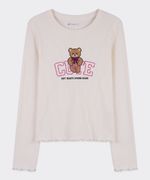 Playera Manga Larga de Niña Infantil
