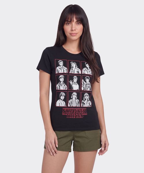 Playera de Licencia Stranger Things de  Dama