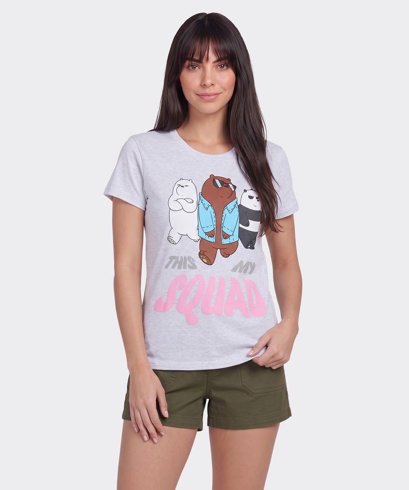Playera de Licencia We Bare Bears de  Dama