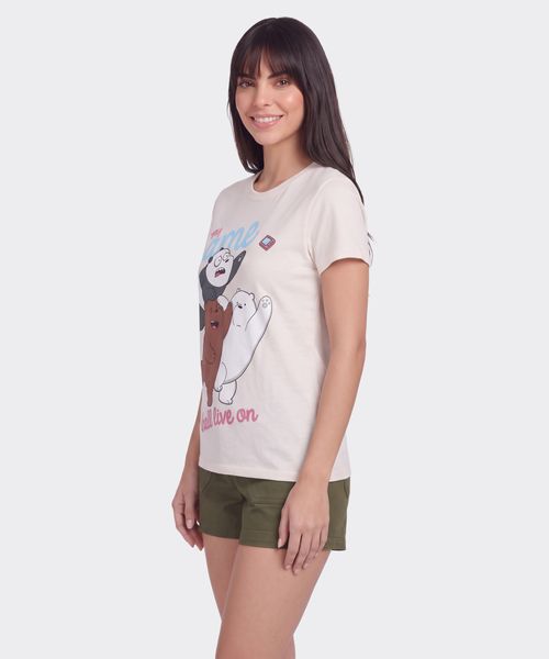 Playera de Licencia We Bare Bears de  Dama