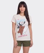 Playera de Licencia We Bare Bears de  Dama