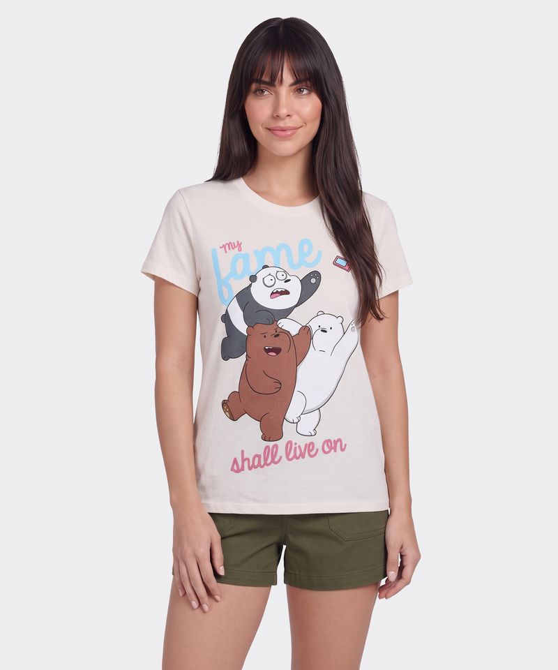 Playera de Licencia We Bare Bears de  Dama