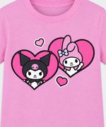Playera de Licencia Mymelody&Kuromi de  Niña Infantil