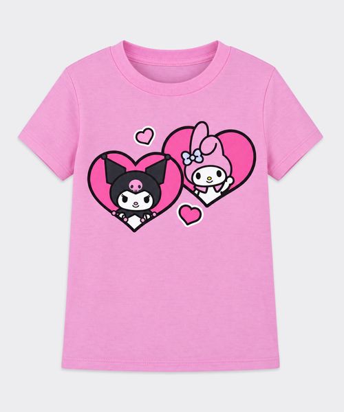 Playera de Licencia Mymelody&Kuromi de  Niña Infantil