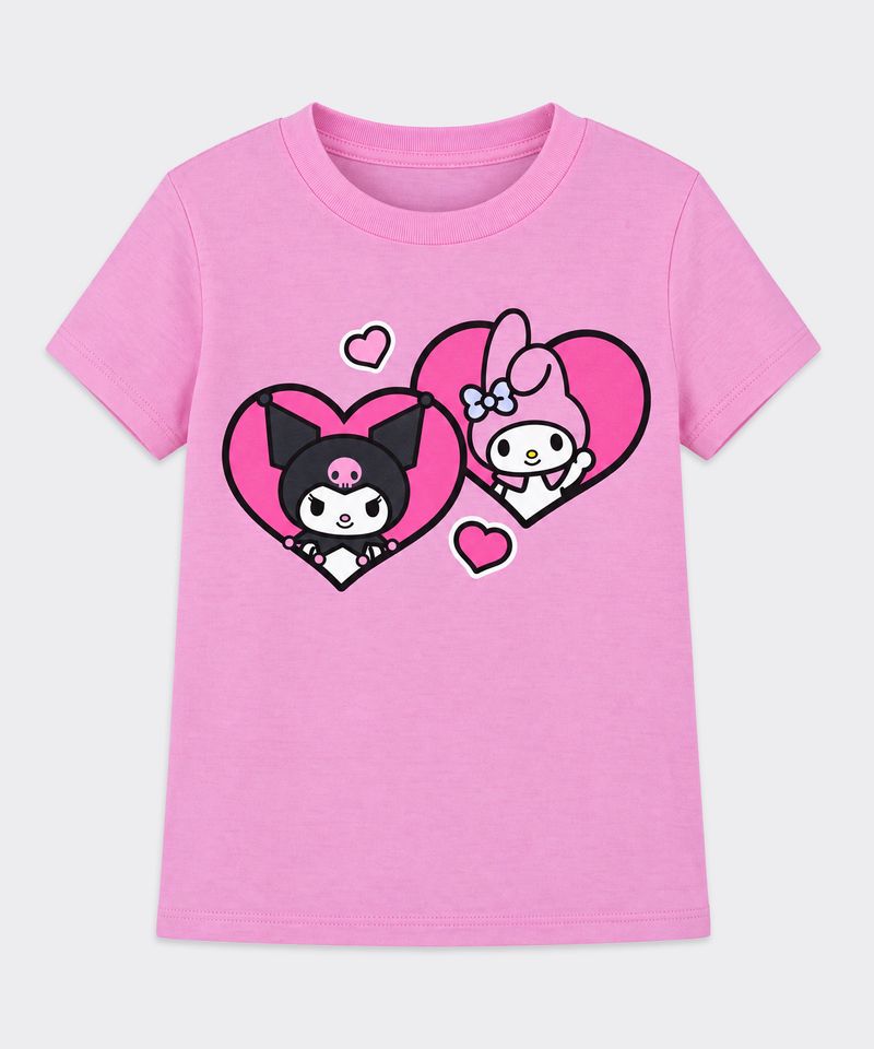 Playera de Licencia Mymelody&Kuromi de  Niña Infantil