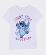 Playera de Licencia Stitch de  Niña Infantil