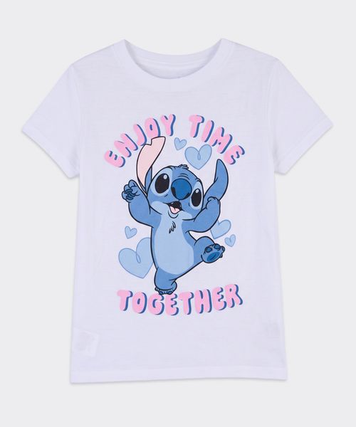 Playera de Licencia Stitch de  Niña Infantil