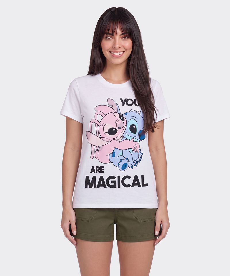 Playera de Licencia Stitch de  Dama