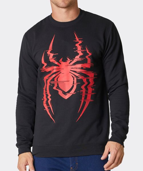 Sudadera Spiderman de  Caballero Cuello Redondo