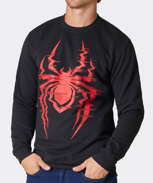 Sudadera Spiderman de  Caballero Cuello Redondo