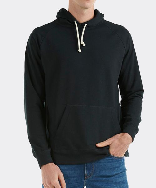 Sudadera con Capucha, Cuello Redondo y Cangurera de Caballero Oxford | Optima