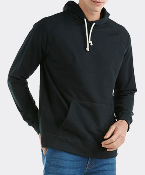Sudadera con Capucha, Cuello Redondo y Cangurera de Caballero Oxford | Optima