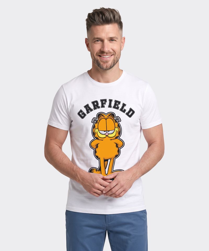 Playera de Licencia Garfield de  Caballero